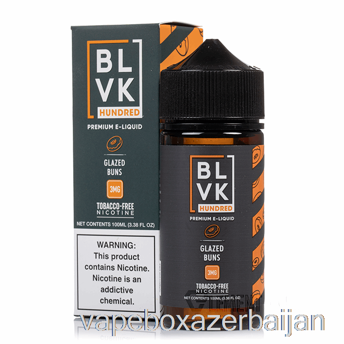 Vape Azerbaijan Glazed Buns - BLVK - 100mL 0mg